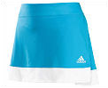 Adidas Girls Comp Skort Cyan/White