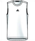 Adidas Mens Edge Sleeveless 01/08 White