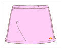 Ellesse Girls Castel Skort Pink