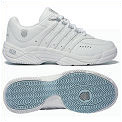 K-Swiss Womens Vibrant II Tennis Shoes 08 White/Blue (�40)