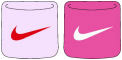 Nike Wristbands Regular Pink, Dark Pink
