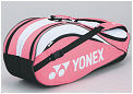 Yonex 7926 6 Racket Tennis/Badminton Bag- Pink