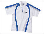 Yonex Mens Polo Shirt 08 White/Blue (rrp �30)