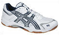 Asics Gel Rocket Indoor Shoes White/New Navy (rrp �45)