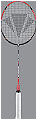 Carlton Fireblade Superlite Badminton Racket + Free 10 Rac Bag