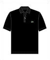 Lacoste Mens Plymouth Zip Polo Black