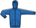 Adidas Essential FZ Hoody- Blue