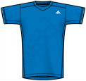 Adidas Boys Edge Polo- Pool Blue
