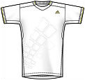 Adidas Boys Edge Polo 09- White/Olive