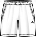 [Pre-Order] Adidas Boys Basic Bermuda- White