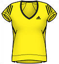[Pre-Order] Adidas Womens Comp Capsleeve AO09- Yellow/Black