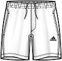 Adidas Mens Comp Shorts AO09 White