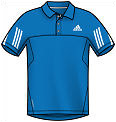 Adidas Mens Comp Trad Polo- Pool Blue/White