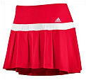 Adidas Girls Response Control Skort-  Red/White
