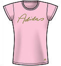 Adidas Girls Hologram Top- Pink