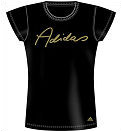 Adidas Girls Hologram Top- Black