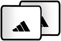 Adidas Tennis Short Wristbands 09- White/Black
