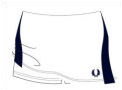 Fred Perry Womens Tennis Skort 03/08 White