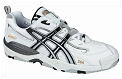 Asics Mens Gel Encourage Tennis Shoes 09 White/Black (rrp �70) (+ Free Bag)