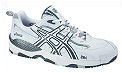 Asics Mens Gel Encourage White/Navy Tennis Shoes (�70) (+ free bag)