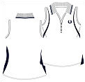 Fred Perry Womens Sleeveless Performance Polo 03/08 White