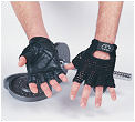 Golds Gym Mesh Back Gym Gloves  (rrp �6.99)