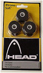 Head Xtreme Soft Overgrips - Black (pack of 3 grips)