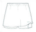 Nike Girls Power Skirt White (rrp �16)