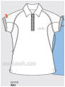 Ellesse  Girls Daddi z/n Polo White (rrp �19.99)