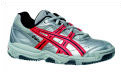 Asics Gel Sensation Junior Tennis Shoes Silver