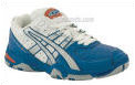 Asics Gel Resolution Junior Tennis Shoe White/Blue