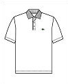 Lacoste Mens Alligator Collar Polo White