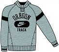 Nike Mens Track Hoody Dark Grey (rrp �37.99)
