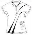 Babolat Womens Performance Polo 08 White/Black