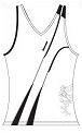 Babolat Womens Tank 04/08 White/Black