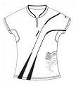 Babolat Girls Polo 04/08 White/Black