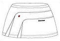 Babolat Girls Skort 03/08 White