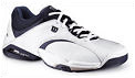 Wilson Mens Backdraw Omni Tennis Shoes White/Navy (rrp �39.99)