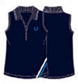 Fred Perry Womens Performance Sleeveless Top- Navy
