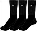 Nike Dri-Fit Half Cushion Crew Socks 3PP- Black