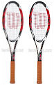 Matched Pair Of Wilson [K] Factor K Six One Tour Federer Rackets (Frames only) (+ Free Bag) (rrp=�340)