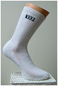 Wilson Mens 3PP Crew Tennis Socks- White