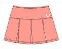 Fred Perry Womens Pleated Skirt 07 Peach (rrp �35)