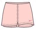 Nike Womens Club Power Skirt Salmon Pink (rrp �25)
