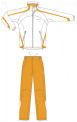 Head Womens Tracksuit White/Sun Orange (rrp �69.99)