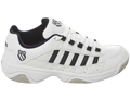 K-Swiss Mens Outshine All Court Tennis Shoes- White/Navy