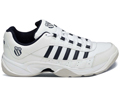 K-Swiss Mens Outshine Indoor Carpet Tennis Shoes- White/Black