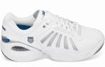 K-Swiss Mens Defier miSoul Tech Tennis Shoes- White/Platinum