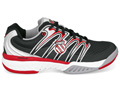 K-Swiss Mens BigShot Tennis Shoes- Black/F1 Red (+foc bag)