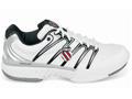 K-Swiss Mens BigShot Tennis Shoes- White/Silver/Black
